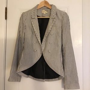 Elizabeth and James seersucker blazer.